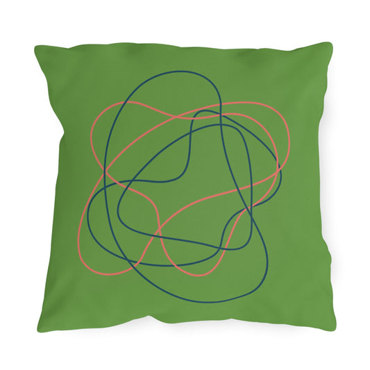 Atomic Green Outdoor Pillows